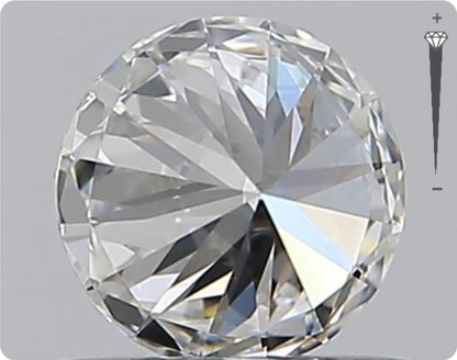 Diamant naturel 0,50 ct GIA | Couleur E | Pureté IF | Taille ronde | EX EX EX #D10310