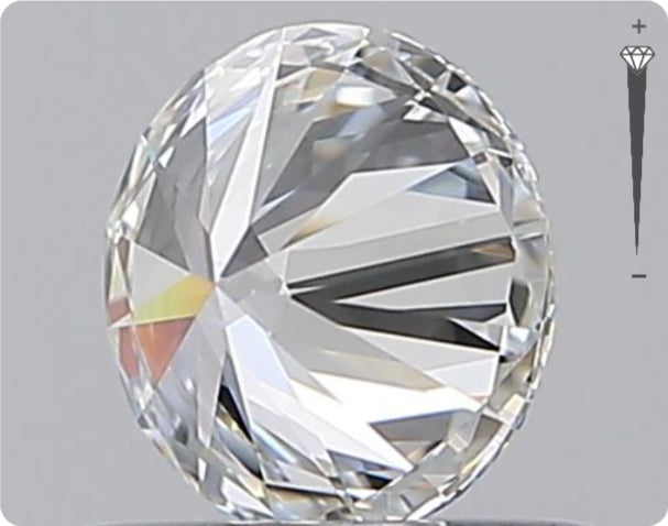 Diamant naturel 0,50 ct GIA | Couleur E | Pureté IF | Taille ronde | EX EX EX #D10310
