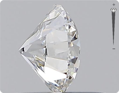 Diamant naturel 0,50 ct GIA | Couleur E | Pureté IF | Taille ronde | EX EX EX #D10310