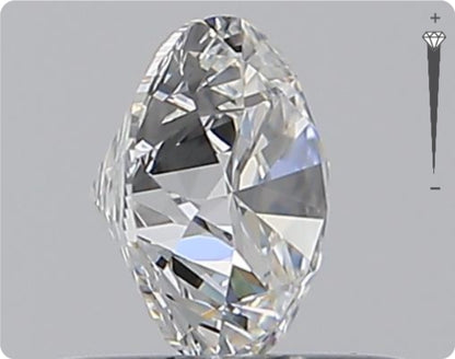 Diamant naturel 0,50 ct GIA | Couleur E | Pureté IF | Taille ronde | EX EX EX #D10310