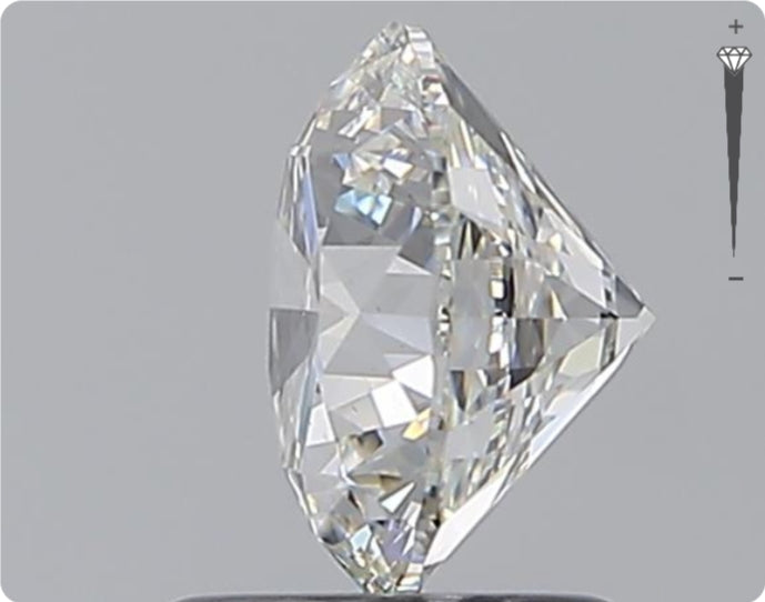 Diamant naturel 1,59 ct GIA | Couleur G | Pureté SI2 | Coupe ronde | EX EX EX #D10311