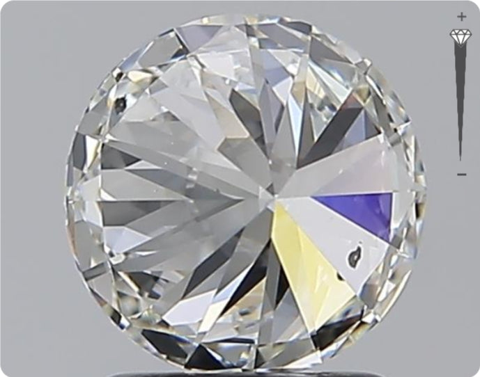 Diamant naturel 1,59 ct GIA | Couleur G | Pureté SI2 | Coupe ronde | EX EX EX #D10311
