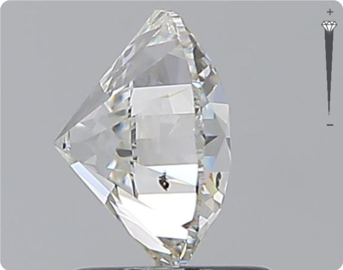 Diamant naturel 1,59 ct GIA | Couleur G | Pureté SI2 | Coupe ronde | EX EX EX #D10311