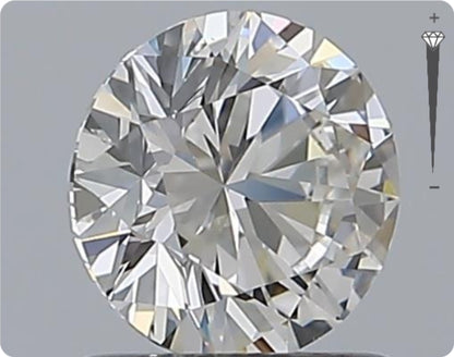 Diamant naturel de 0.90ct certifié GIA | Couleur E | Pureté VS2 | Taille Ronde | EX EX EX #D10312