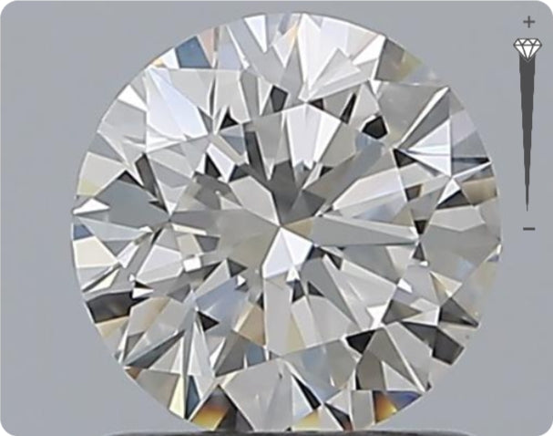 Diamant naturel de 0.90ct certifié GIA | Couleur E | Pureté VS2 | Taille Ronde | EX EX EX #D10312