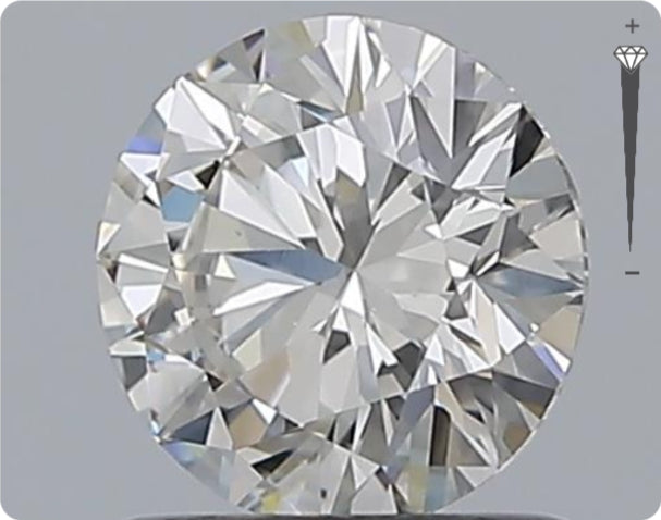 Diamant naturel de 0.90ct certifié GIA | Couleur E | Pureté VS2 | Taille Ronde | EX EX EX #D10312