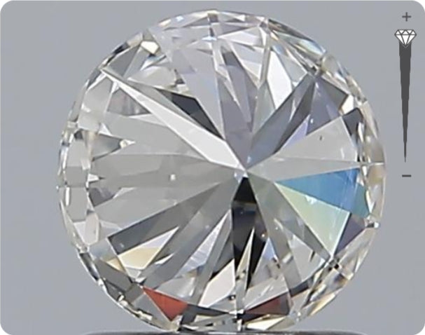 Diamant naturel de 0.90ct certifié GIA | Couleur E | Pureté VS2 | Taille Ronde | EX EX EX #D10312