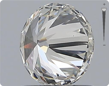 Diamant naturel de 0.90ct certifié GIA | Couleur E | Pureté VS2 | Taille Ronde | EX EX EX #D10312