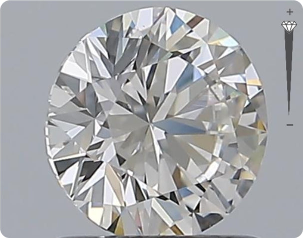 Diamant naturel de 0.90ct certifié GIA | Couleur E | Pureté VS2 | Taille Ronde | EX EX EX #D10312