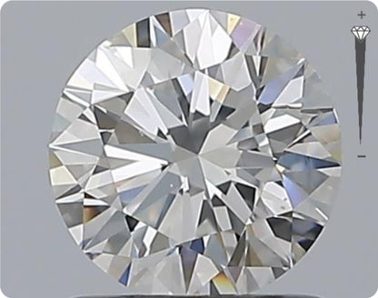 Diamant naturel de 0.90ct certifié GIA | Couleur E | Pureté VS2 | Taille Ronde | EX EX EX #D10312