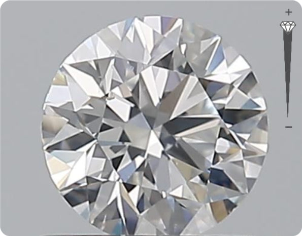 Diamant naturel 0.70ct GIA | Couleur E | Pureté SI1 | Taille ronde | EX EX EX #D10314