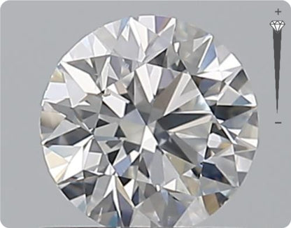 Diamant naturel 0.70ct GIA | Couleur E | Pureté SI1 | Taille ronde | EX EX EX #D10314