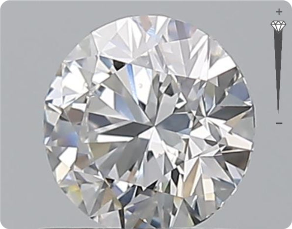 Diamant naturel 0.70ct GIA | Couleur E | Pureté SI1 | Taille ronde | EX EX EX #D10314