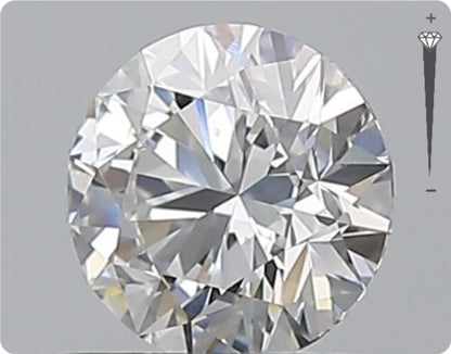 Diamant naturel 0.70ct GIA | Couleur E | Pureté SI1 | Taille ronde | EX EX EX #D10314