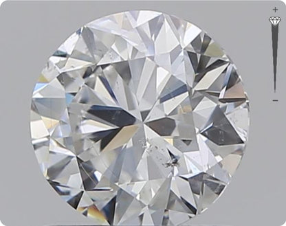Natural 0.90ct GIA Diamond | Color E | Clarity SI2 | Round Cut | VG EX GD #D10315