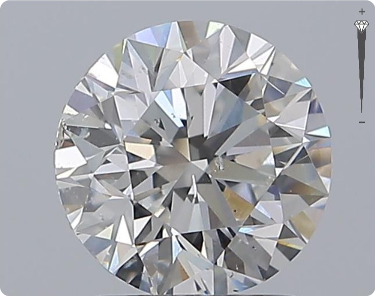 Diamant naturel de 1,51 ct certifié GIA | Couleur D | Pureté SI1 | Taille ronde | EX EX EX #D10319