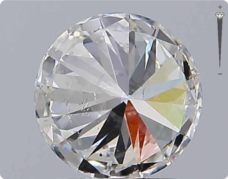 Diamant naturel de 1,51 ct certifié GIA | Couleur D | Pureté SI1 | Taille ronde | EX EX EX #D10319