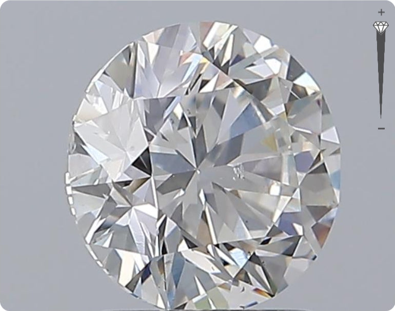 Diamant naturel de 1,51 ct certifié GIA | Couleur D | Pureté SI1 | Taille ronde | EX EX EX #D10319