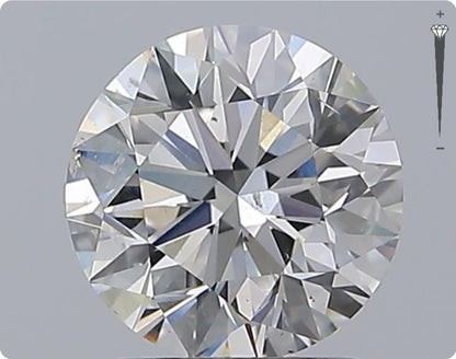 Diamant naturel de 1,51 ct certifié GIA | Couleur D | Pureté SI1 | Taille ronde | EX EX EX #D10319
