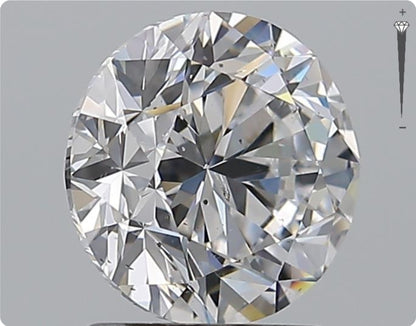 Natural 2.00ct GIA Diamond | Color D | Clarity SI2 | Round Cut | VG EX EX #D10321