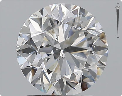Natural 2.00ct GIA Diamond | Color D | Clarity SI2 | Round Cut | VG EX EX #D10321