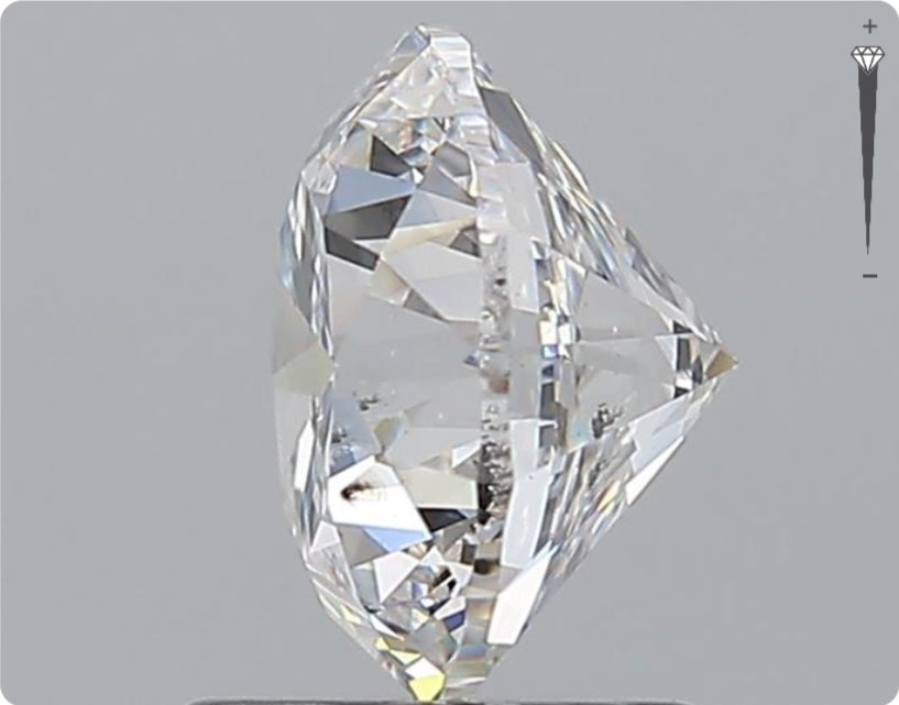 Natural 2.00ct GIA Diamond | Color D | Clarity SI2 | Round Cut | VG EX EX #D10321