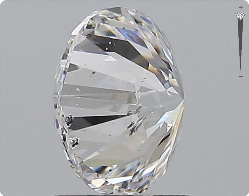 Natural 2.00ct GIA Diamond | Color D | Clarity SI2 | Round Cut | VG EX EX #D10321