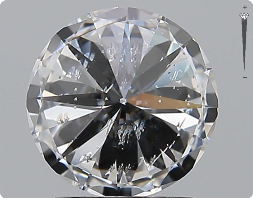 Natural 2.00ct GIA Diamond | Color D | Clarity SI2 | Round Cut | VG EX EX #D10321