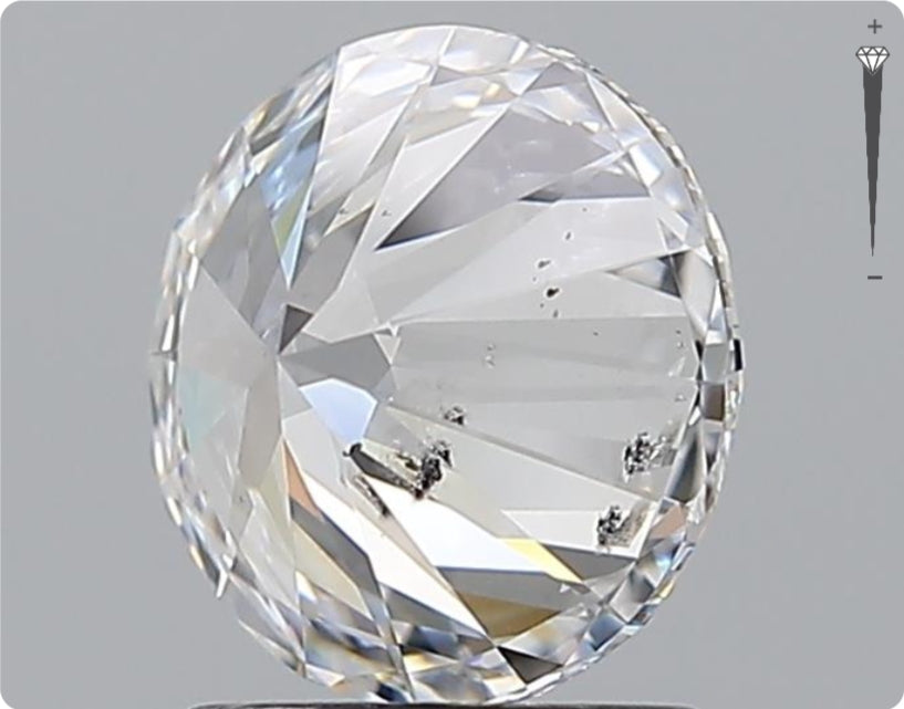 Natural 2.00ct GIA Diamond | Color D | Clarity SI2 | Round Cut | VG EX EX #D10321