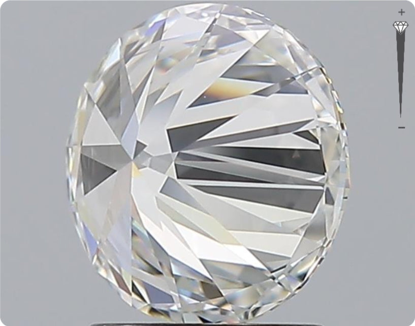 Natural 2.01ct GIA Diamond | Color F | Clarity VVS1 | Round Cut | EX EX EX #D10324