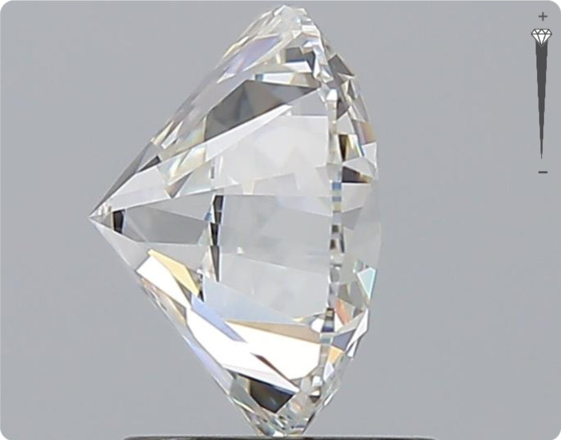 Natural 2.01ct GIA Diamond | Color F | Clarity VVS1 | Round Cut | EX EX EX #D10324