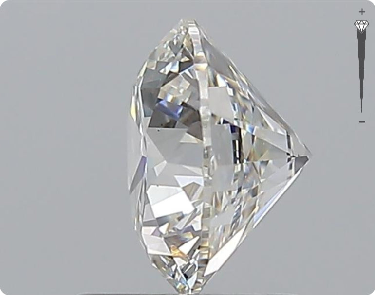 Diamant naturel de 1,51 ct certifié GIA | Couleur G | Pureté SI2 | Taille ronde | EX EX EX #D10327