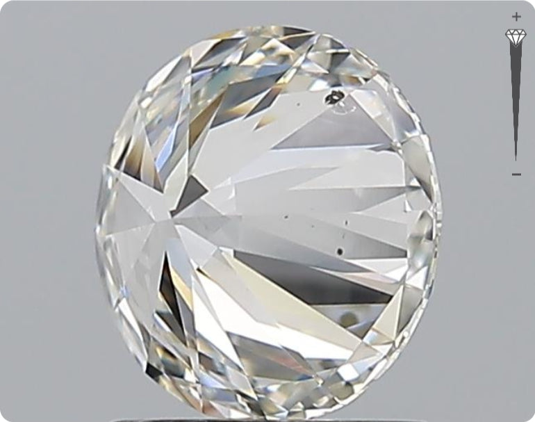 Diamant naturel de 1,51 ct certifié GIA | Couleur G | Pureté SI2 | Taille ronde | EX EX EX #D10327