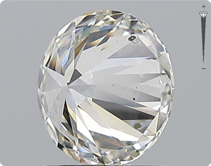 Diamant naturel de 1,51 ct certifié GIA | Couleur G | Pureté SI2 | Taille ronde | EX EX EX #D10327