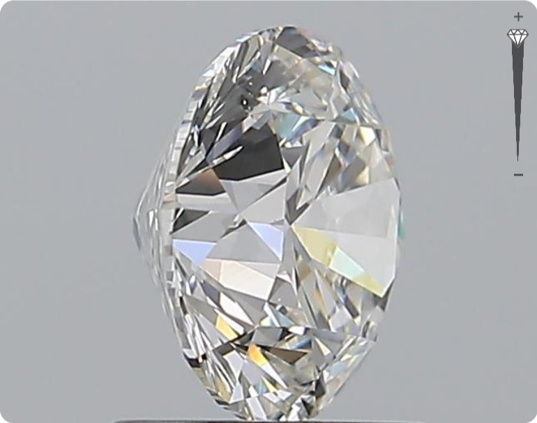 Diamant naturel de 1,51 ct certifié GIA | Couleur G | Pureté SI2 | Taille ronde | EX EX EX #D10327