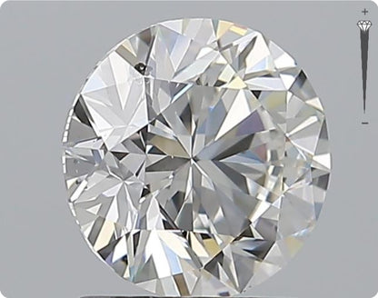Diamant naturel de 1,51 ct certifié GIA | Couleur G | Pureté SI2 | Taille ronde | EX EX EX #D10327