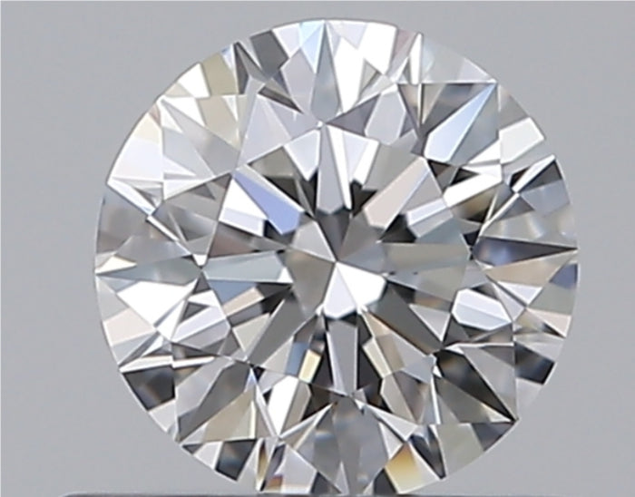 Natural 0.56ct GIA Diamond | Color D | Clarity IF | Round Brilliant Cut | EX EX EX #D10328