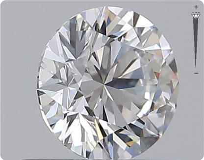 Natural 0.56ct GIA Diamond | Color D | Clarity IF | Round Brilliant Cut | EX EX EX #D10328
