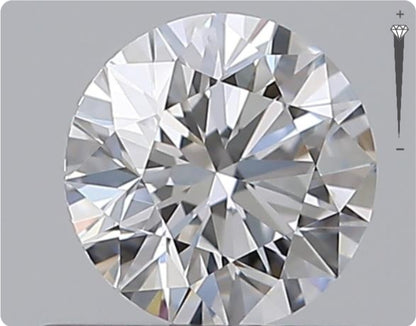 Natural 0.56ct GIA Diamond | Color D | Clarity IF | Round Brilliant Cut | EX EX EX #D10328