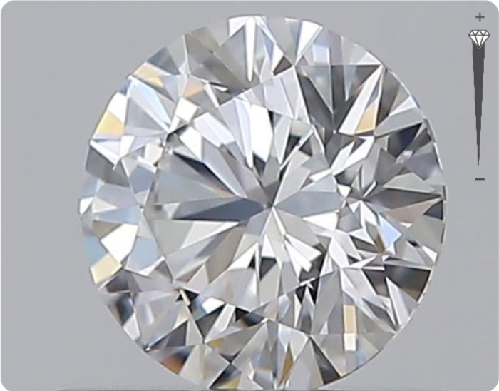 Natural 0.56ct GIA Diamond | Color D | Clarity IF | Round Brilliant Cut | EX EX EX #D10328