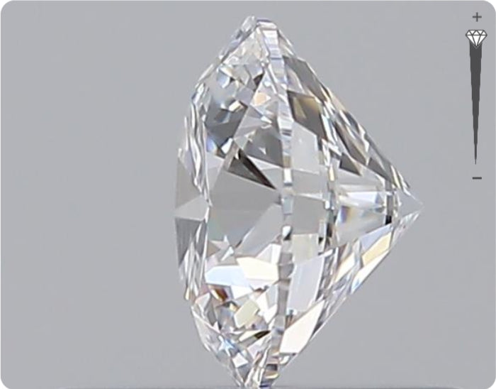 Natural 0.56ct GIA Diamond | Color D | Clarity IF | Round Brilliant Cut | EX EX EX #D10328
