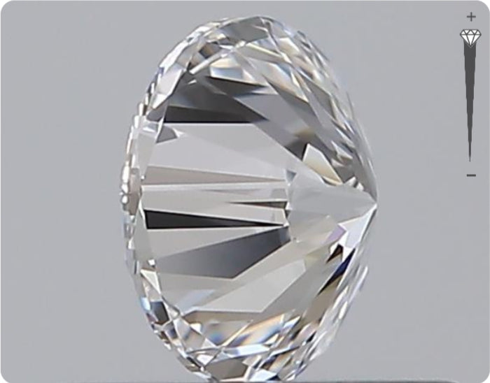Natural 0.56ct GIA Diamond | Color D | Clarity IF | Round Brilliant Cut | EX EX EX #D10328