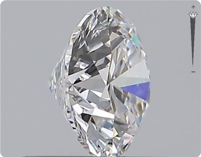 Natural 0.56ct GIA Diamond | Color D | Clarity IF | Round Brilliant Cut | EX EX EX #D10328