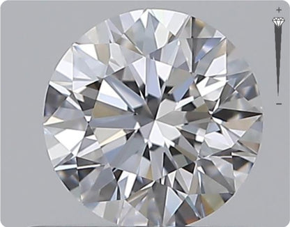 Natural 0.56ct GIA Diamond | Color D | Clarity IF | Round Brilliant Cut | EX EX EX #D10328