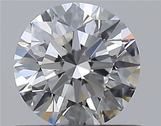 Diamant naturel GIA de 0.57ct | Couleur D | Pureté IF | Taille ronde | EX EX EX #D10329