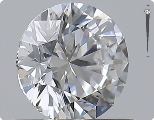 Diamant naturel GIA de 0.57ct | Couleur D | Pureté IF | Taille ronde | EX EX EX #D10329