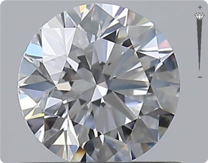 Natural 0.57ct GIA Diamond | Color D | Clarity IF | Round Brilliant Cut | EX EX EX #D10329