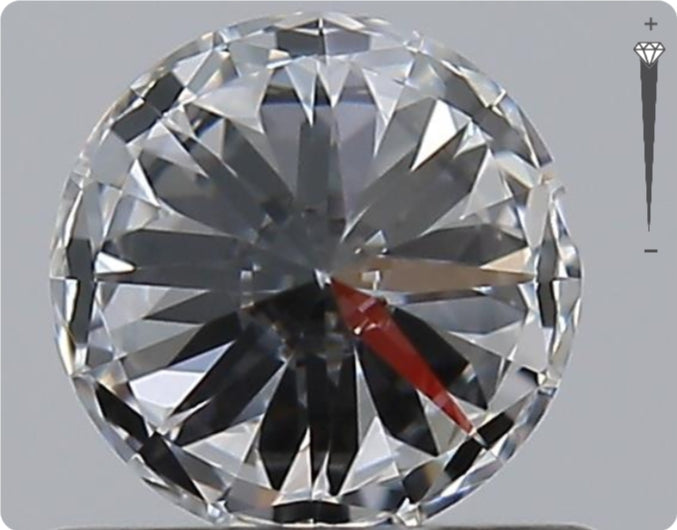 Natural 0.57ct GIA Diamond | Color D | Clarity IF | Round Brilliant Cut | EX EX EX #D10329