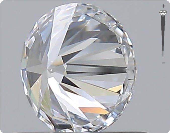 Natural 0.57ct GIA Diamond | Color D | Clarity IF | Round Brilliant Cut | EX EX EX #D10329