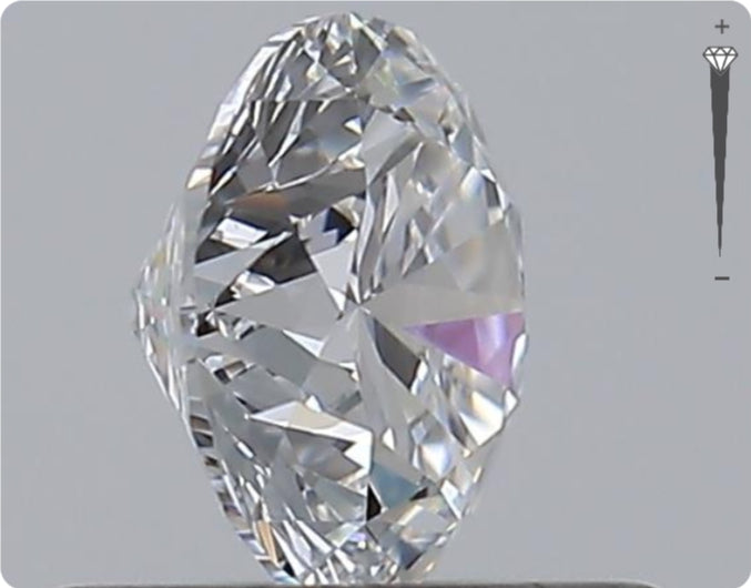 Natural 0.57ct GIA Diamond | Color D | Clarity IF | Round Brilliant Cut | EX EX EX #D10329